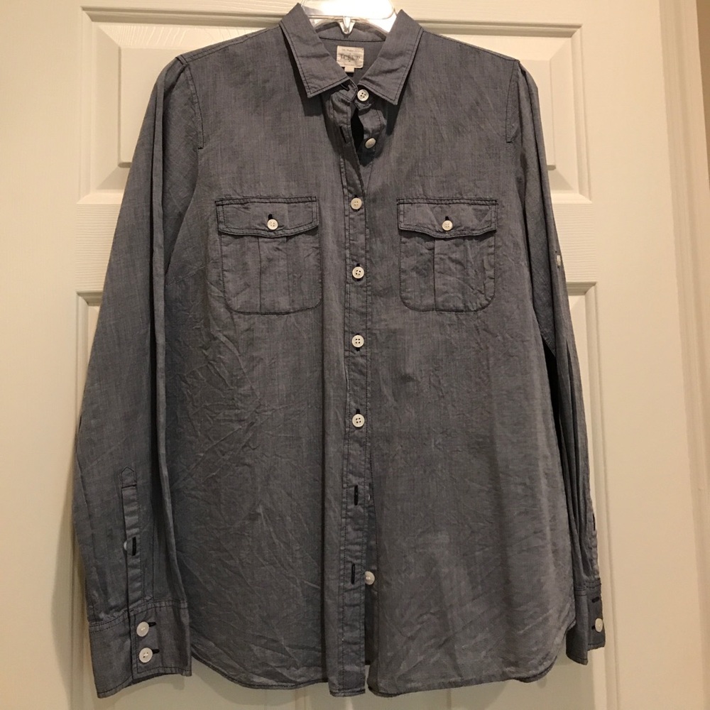J.Crew Chambray Top