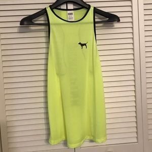 PINK neon yellow workout tank