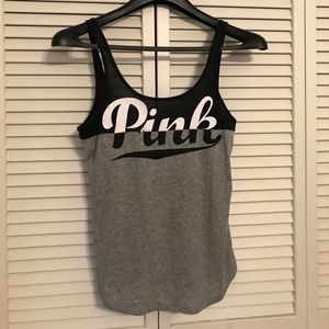 PINK scoop back tank