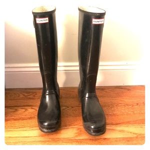 Tall hunter boots size US 7M/8F