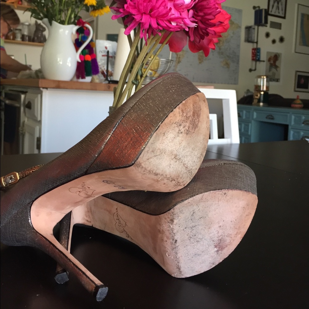 Sam Edelman T-strap Platform Pumps - Picture 3 of 4