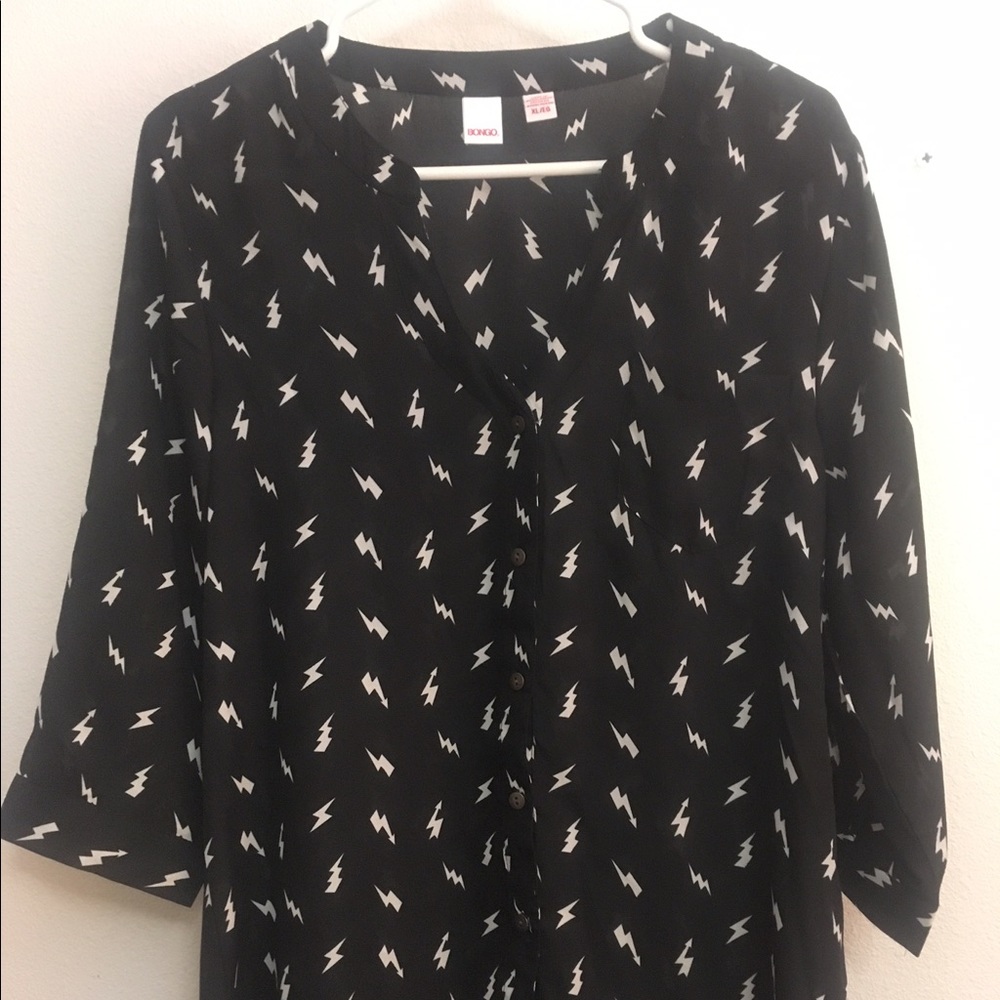 NWT XL Bongo Tunic with Lightning Bolts