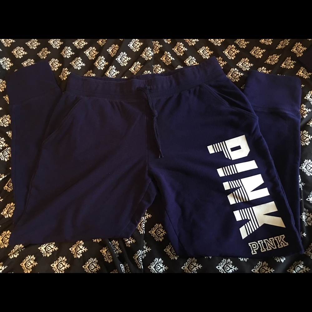 Victoria's Secret PINK collegiate joggers L