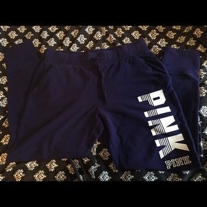 Victoria's Secret PINK collegiate joggers L
