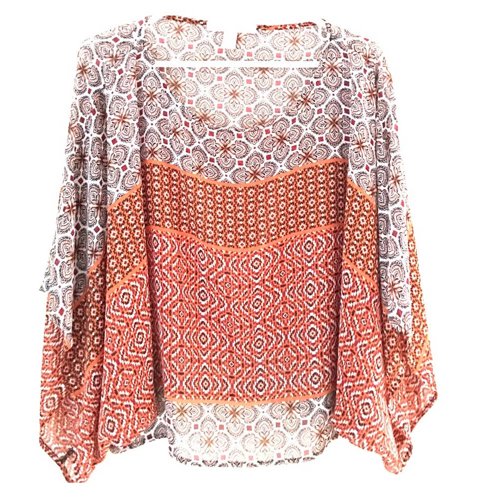 Sheer boho top