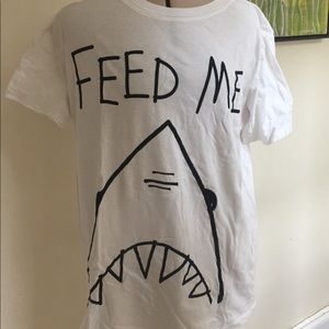 Feed me shark tee