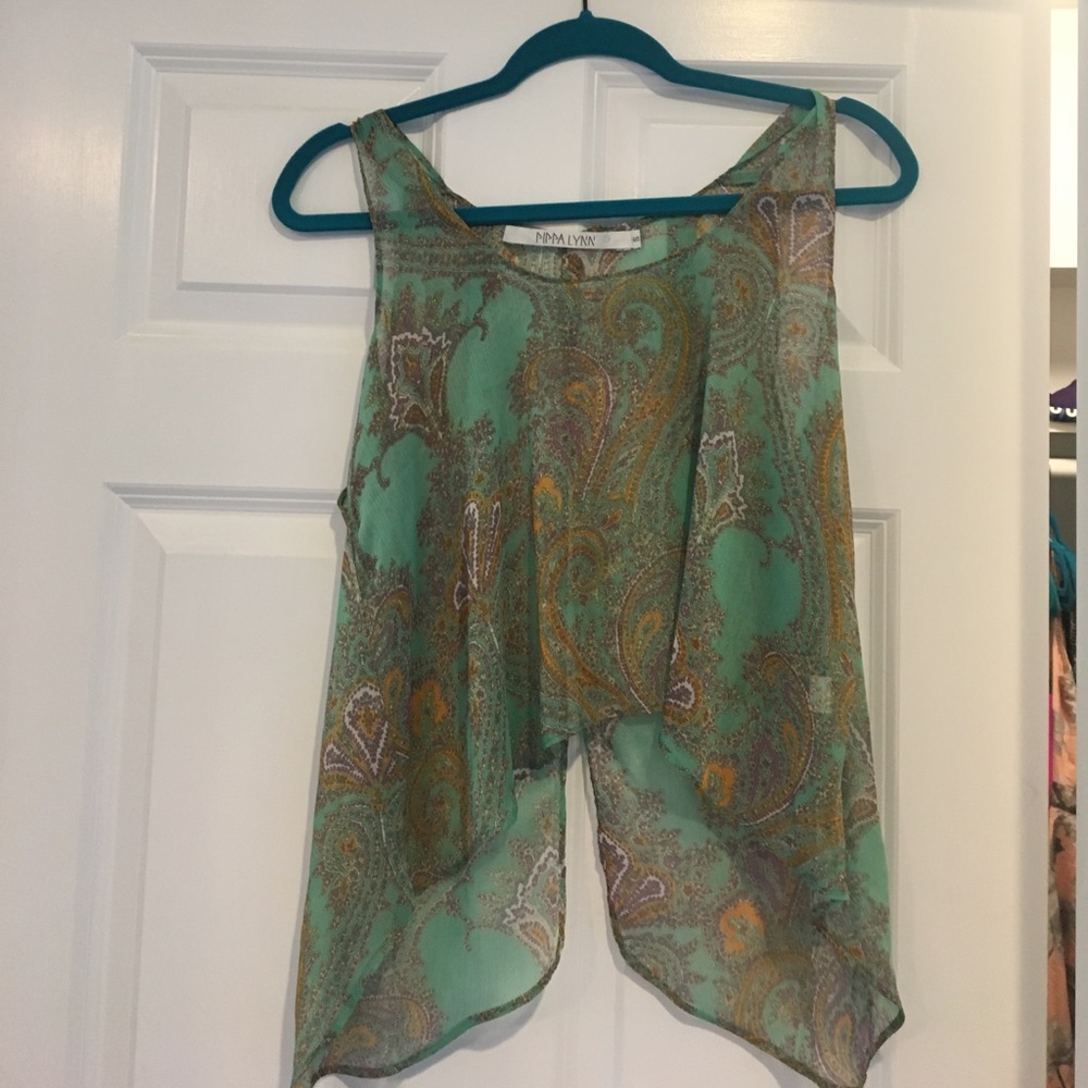 LF Pippa Lynn Green Blouse