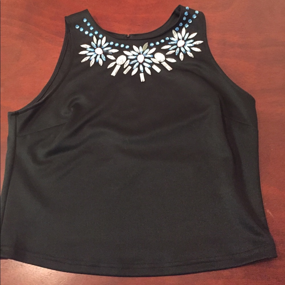 Embellished crop top!