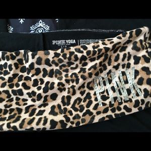 Victoria's Secret PINK cheetah print legging L