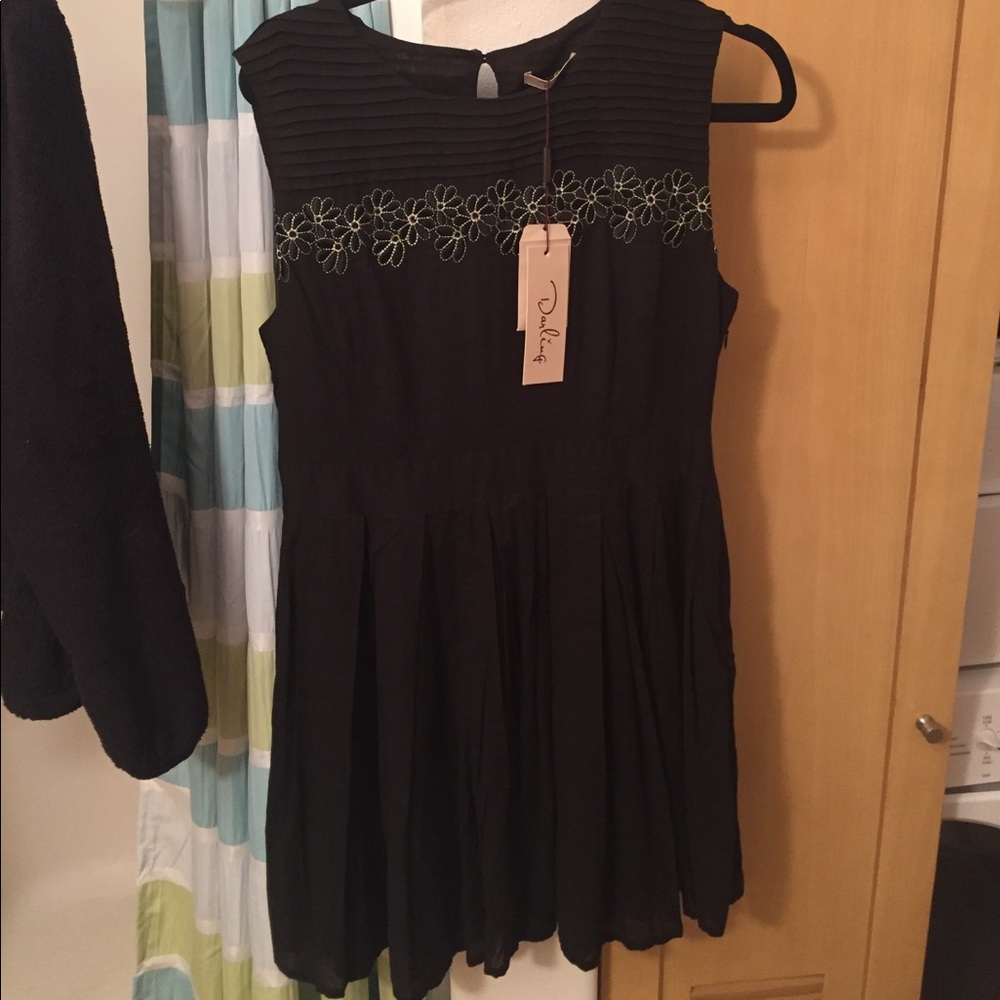 ASOS Black Dress Size Large NWT