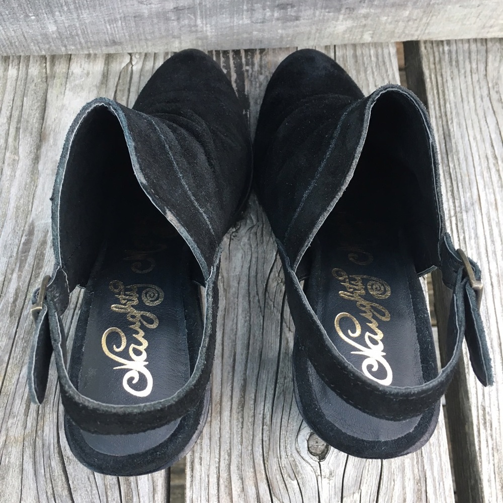 🌻Naughty Monkey Genuine Suede Sling-backs! NEW! - Picture 6 of 9