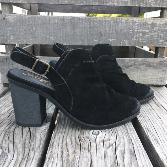 🌻Naughty Monkey Genuine Suede Sling-backs! NEW! - Picture 2 of 9