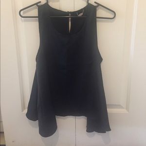 Black polyester tank