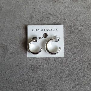 Silver earrings