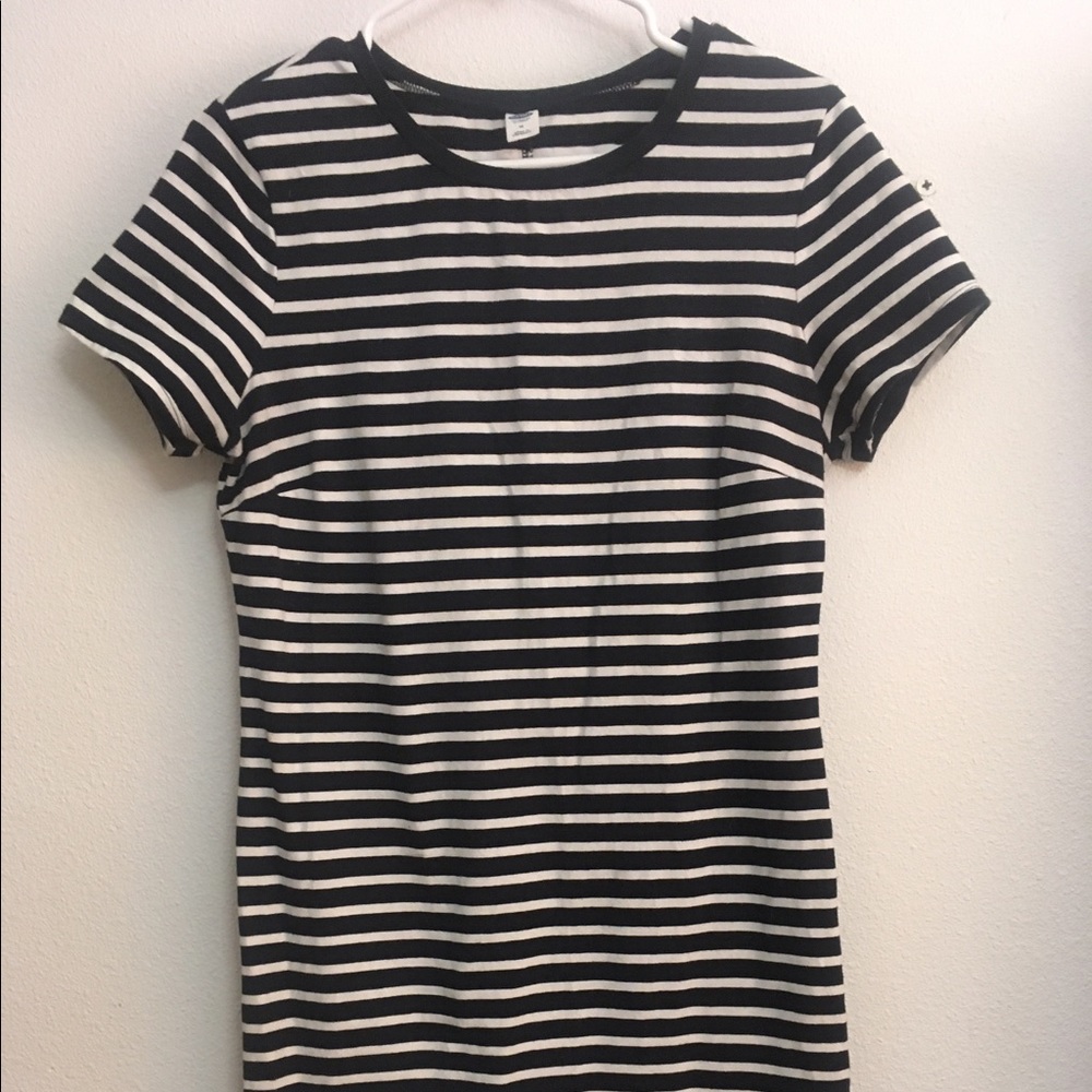 OLD NAVY Striped t-shirt dress SZ M