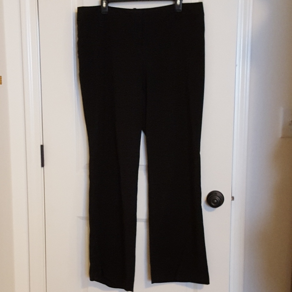 Roz & Ali curvy fit black dress pants size 16