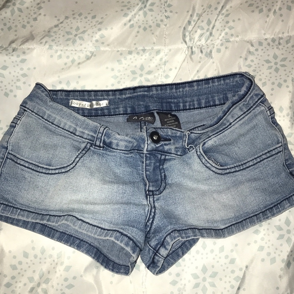 City Streets Boyfriend Jean Shorts