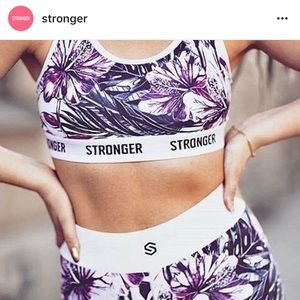 Stronger. Brand sports bra
