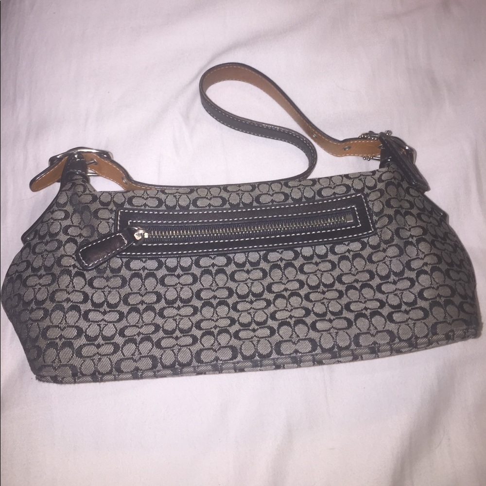authentic black coach purse