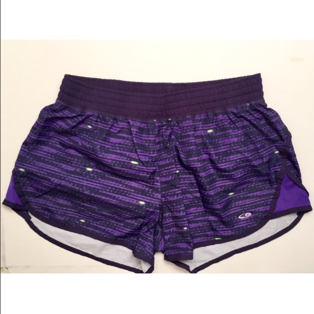 PURPLE Champion Duo Dry Athletic Shorts