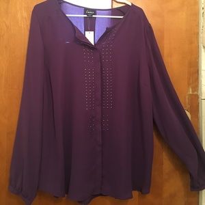 Beautiful purple blouse