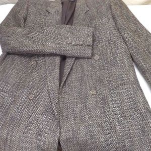 mens vintage tweed sports coat blazer jacket USA