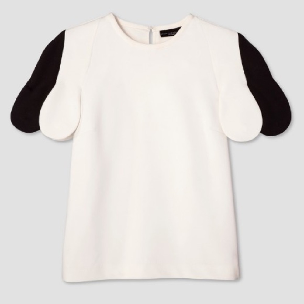 Victoria Beckham For Target Scallop Sleeve Top