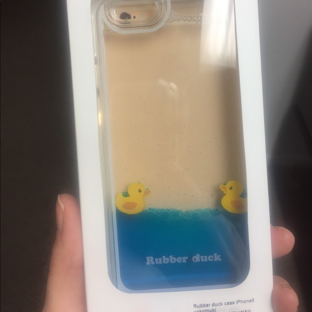 Rubber duck phone case for iPhone 6