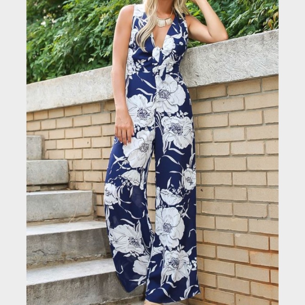 Floral Jumpsuit