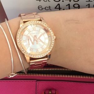 Michael Kors rose gold watch