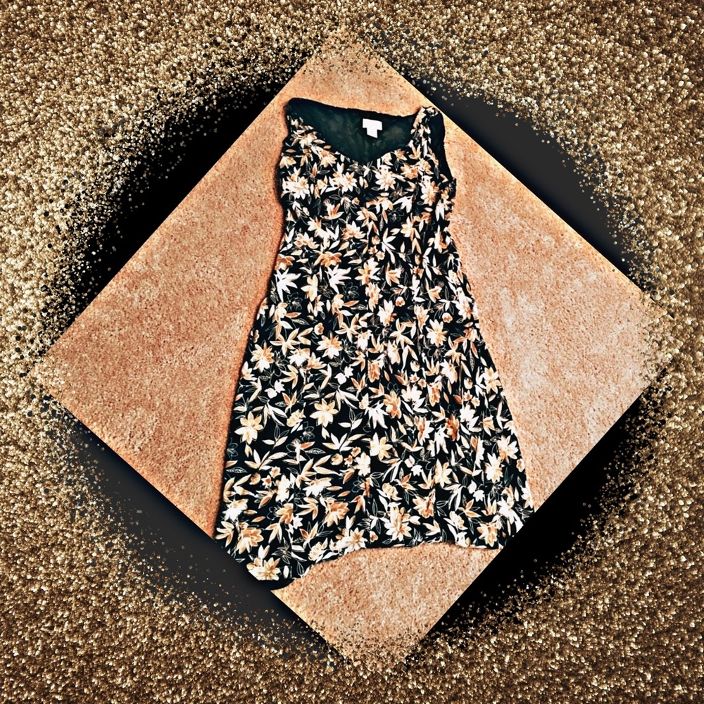 Ann Taylor LOFT Two-Layer Sleeveless Shift Dress