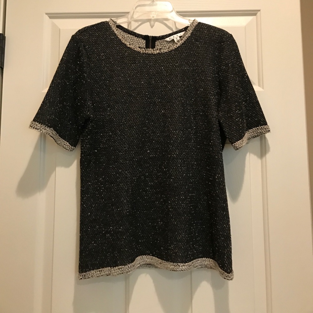 CAbi Tweed Blouse