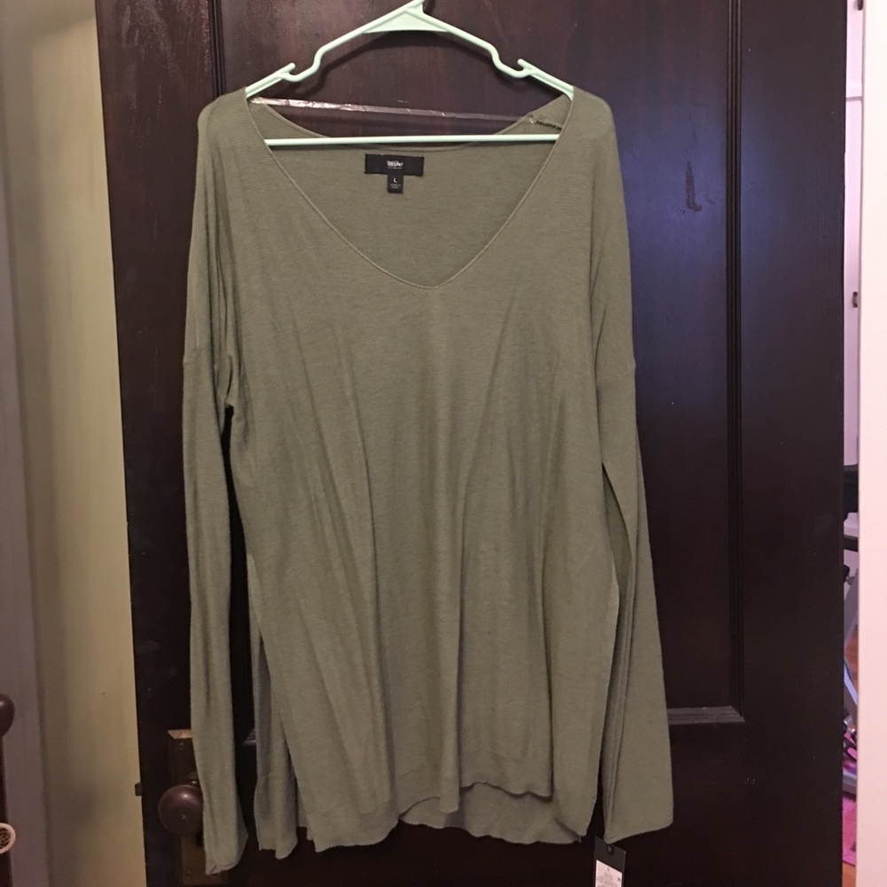 Sage green mossimo / target sweater