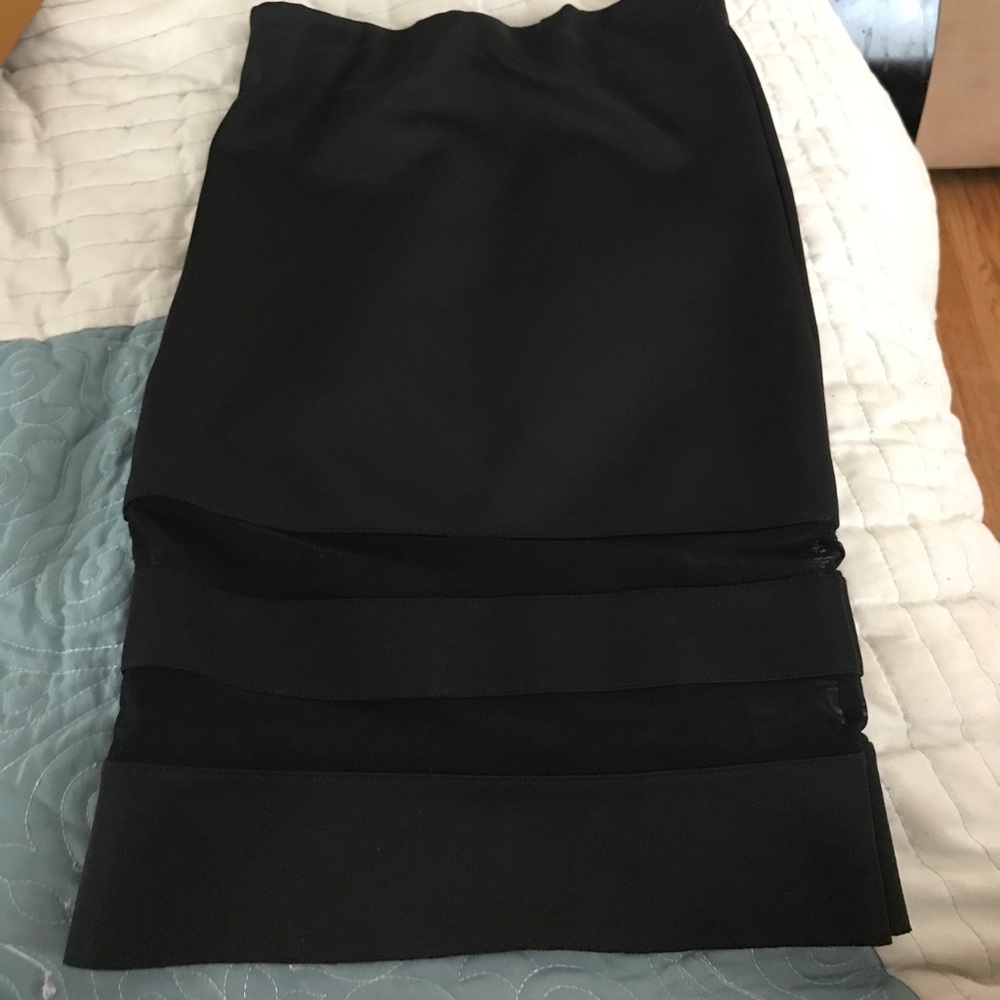 H&M skirt with mesh panels