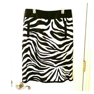 Cato zebra skirt