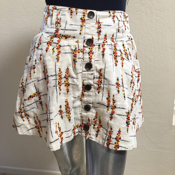 Free People Size Small beautiful fabric smocked