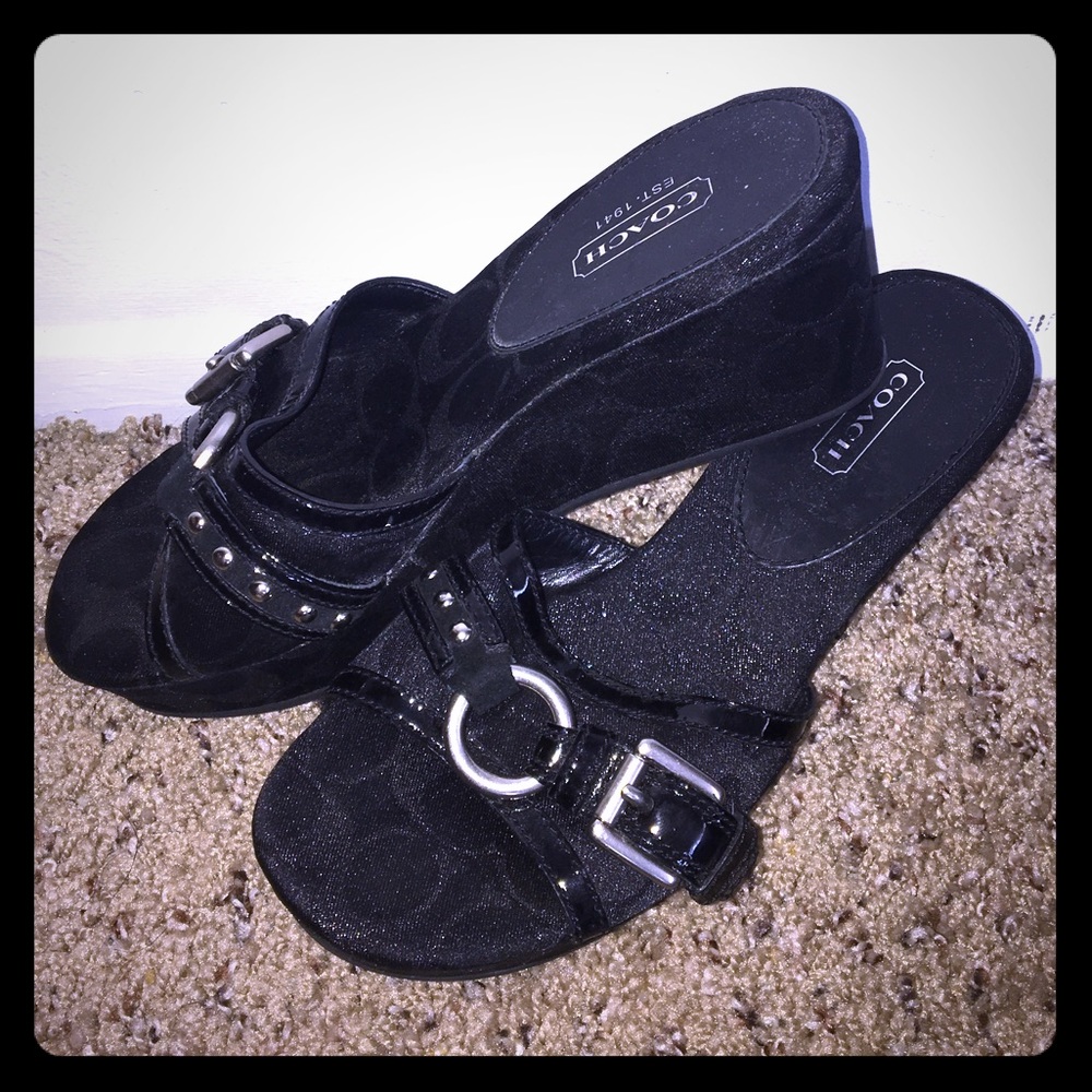 Coach Platform Sandals