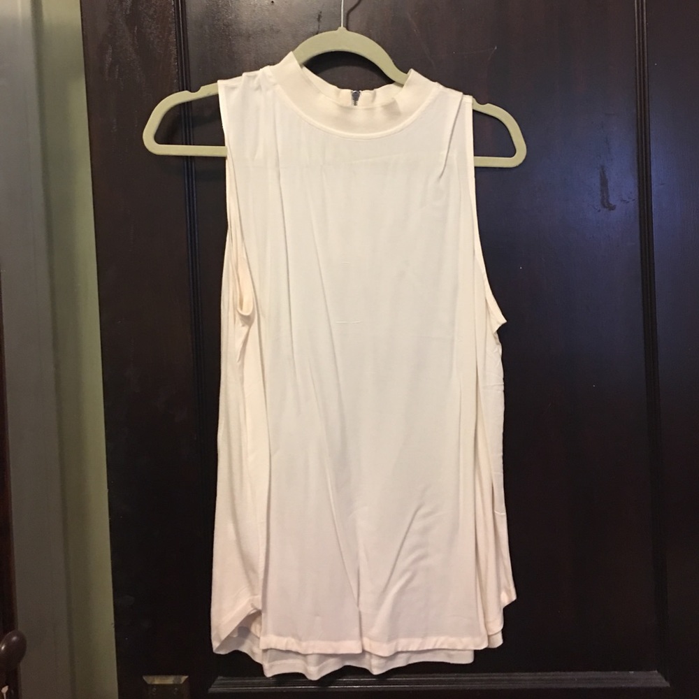 Loft sleeveless high neck blouse