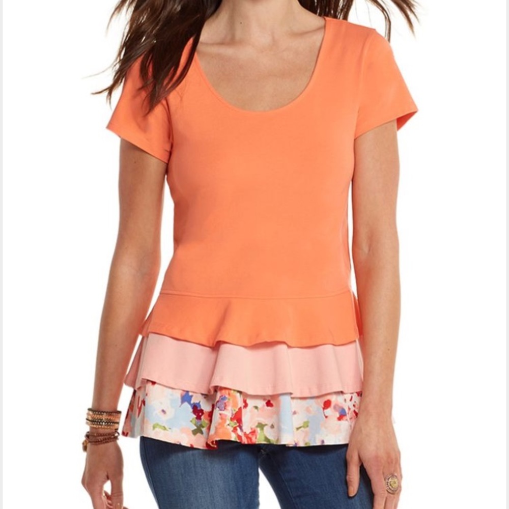Matilda Jane Floral Ruffle Top