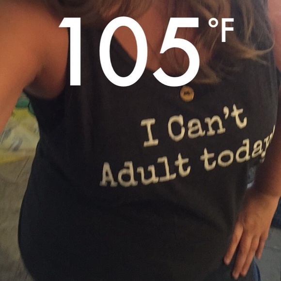 Last 1! XL Can't adult today in charcoal grey - Picture 6 of 8