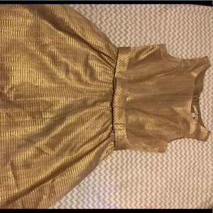 Gold, Jackie Kennedy style dress