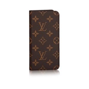 Authentic Louis Vuitton 7 Plus Folio Case