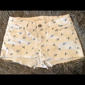 LOGG Bird Cut-off jean shorts.  H&M size US 11-12Y