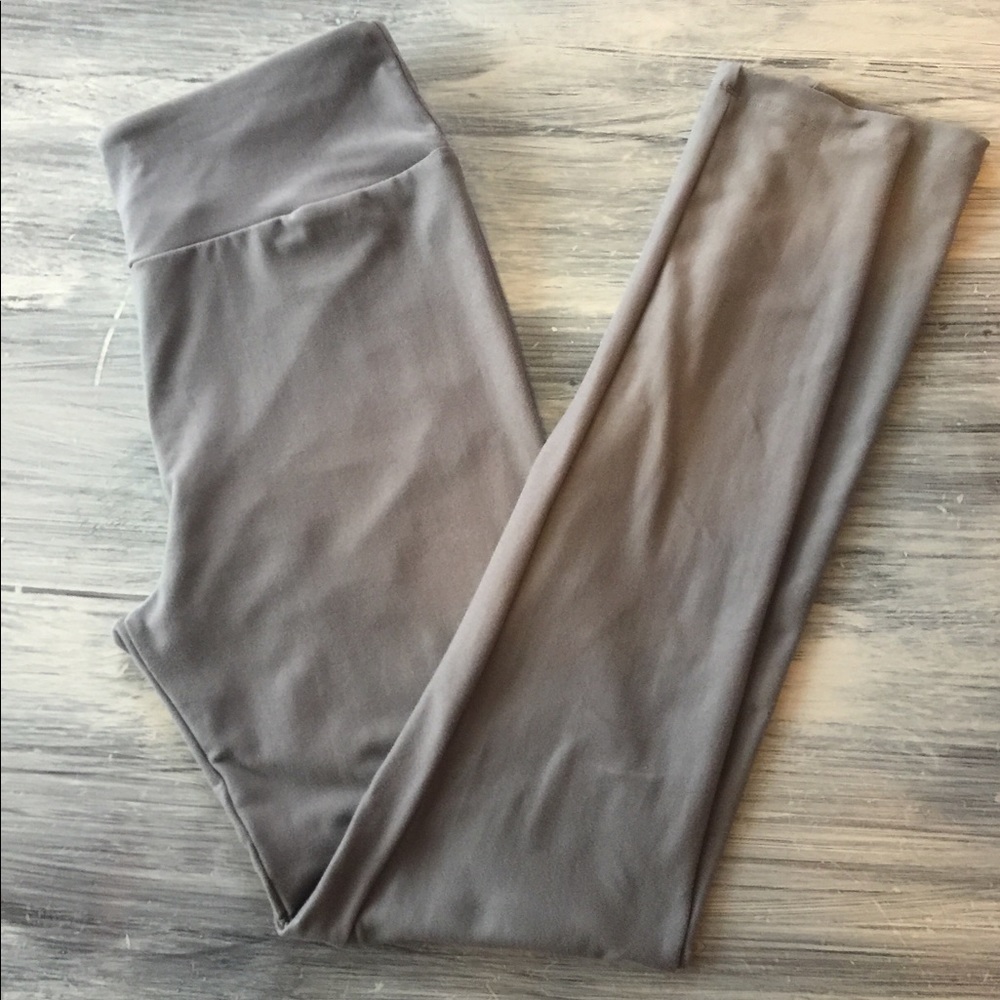 LuLaRoe OS Leggings - Solid Gray