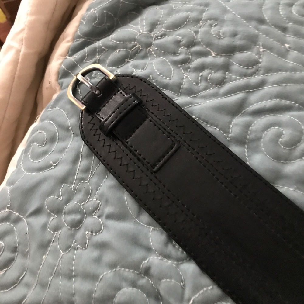 Black waist belt