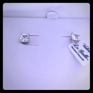 Princess cut Simulated diamond solitaires