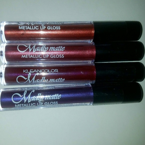 4pc metallic matte lipgloss bundle - Picture 2 of 3