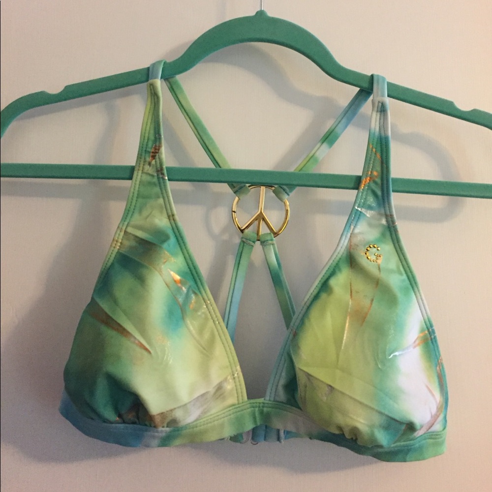 Guess tie dye bikini top AND bottom
