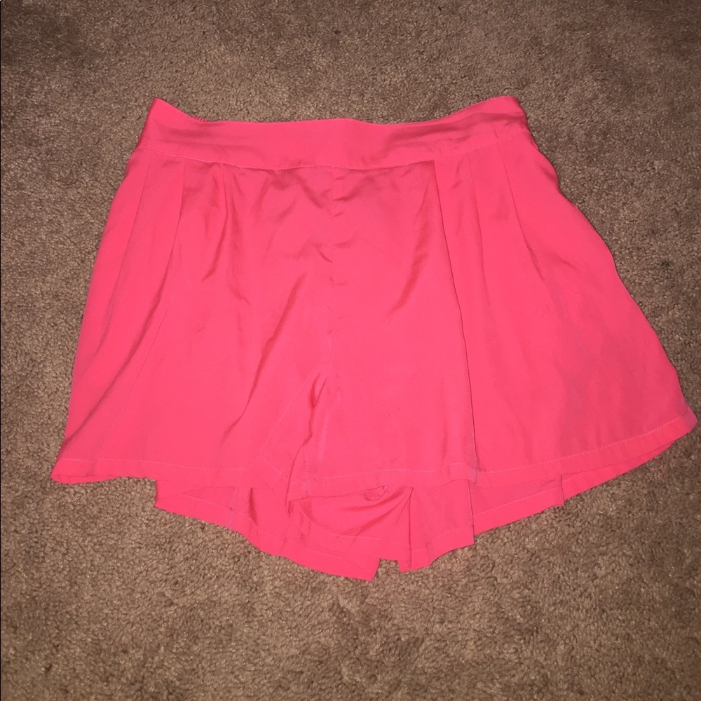 Hot pink American Eagle L shorts with pockets