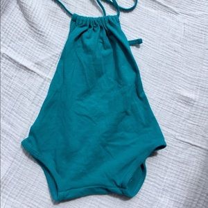 June & January Playsuit in Peacock- 6/12 months